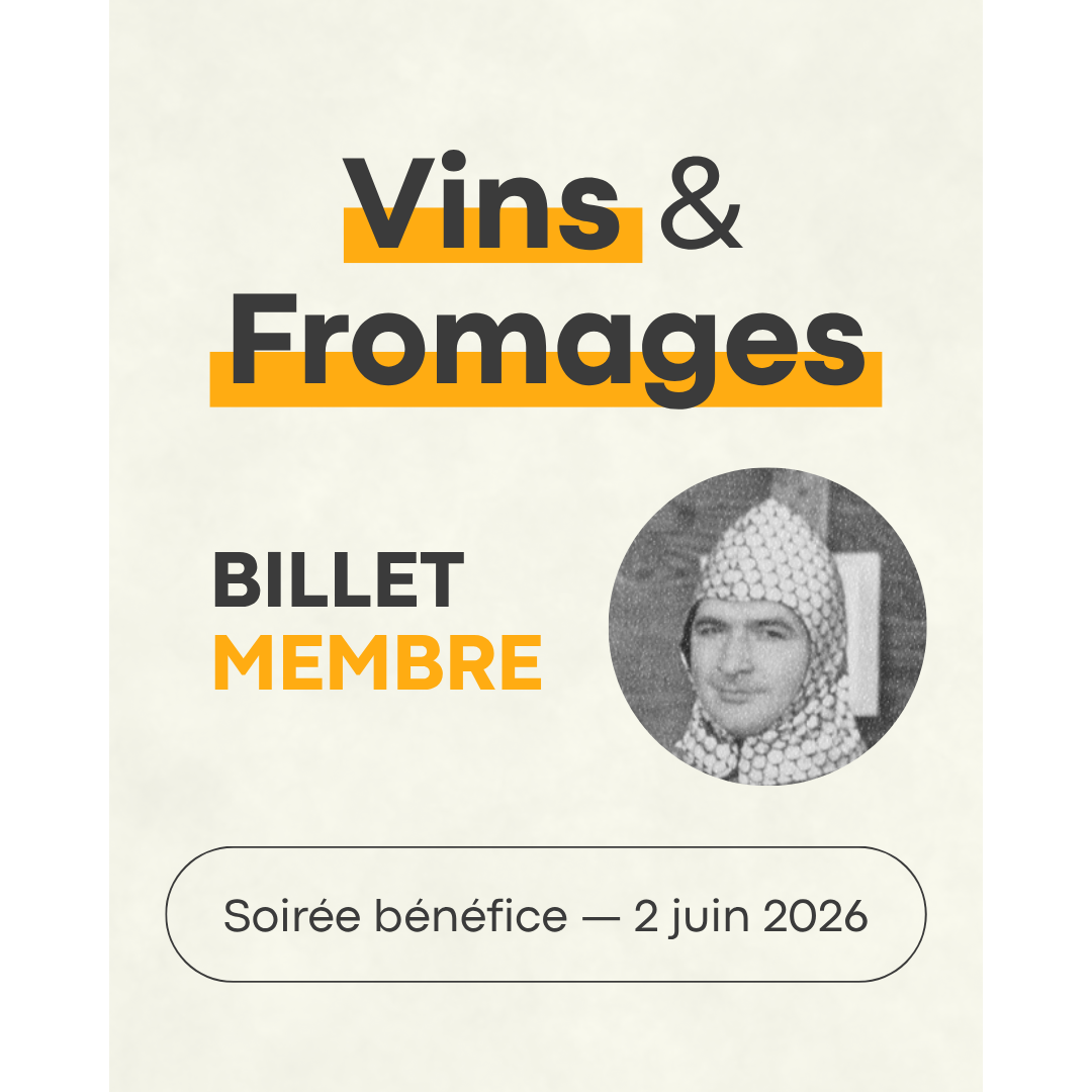 Billet Souper bénéfice — MEMBRE